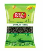 Pink Delight Unpolished Urad Whole | Sabut Urad | kale Urad | 1Kg pack