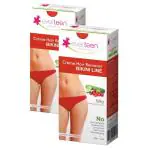 everteen SILKY Bikini Line Hair Remover Creme with Cranberry and Cucumber - 2 Packs (50 g Each)