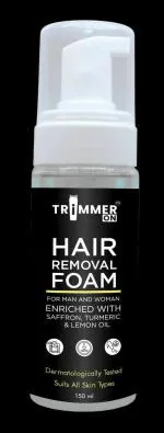TRIMMERON Latest Hair removal Cream Foam for men | Painless Body Hair Removal Foam For Chest, Back, Legs & Under Arms With Shea Butter and Glycerine