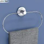 Plantex Stainless Steel Towel Ring for Wash Basin/Napkin Hanger for Bathroom/Towel Hanger for Kitchen/Bathroom Accessories (Chrome - Oval)