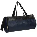 Cosmus Athens Blue Leatherite 22 Litre Gym bag with Shoe Compartment