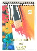 SHARMA BUSINESS A5 Sketchbook For Water Color Drawing Sketching, Drawing 150 GSM Paper