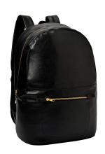 F Gear Mia Black Artificial Leather Laptop Bckpack 23 L