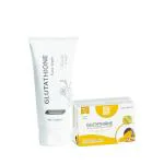 Dextron Glutathione Facewash & Glutathione Haldi Chandan Soap with Kojic Acid, Vitamin C + E - Skin Brightening for All Skin Types