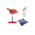 GENX Dustpan, Spray Bottle, Kitchen Wiper, Microfiber Cloth.