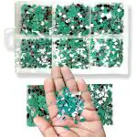 SADHUSADHYA Mirror for Craft Work, Lippan Art Materials Kit Mirrors, Decorative Small Pieces for DIY Crafts Works ( Pack of 1200 pc ) 200 of Each Shape with Included Shape Separate Box