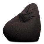 Style Homez ORGANIX Collection, Classic Bean Bag XXXL Size Chocolate Brown Color in Organic Jute Fabric, Filled with Beans Fillers
