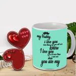 AWANI TRENDS Gift for Hubby | Gift for Love | Gift for Husband |Valentine Day New Year Gift anniversary and Birthday Gift| Combo Pack Printed Coffee Mug +Greeting Card 17