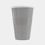 Home Heaven VOYRR Creation - Reusable Beer Pong Glass | Reusable Party Glasses | Beautiful Drinking Glass for Party | 450ml Party Glass - Set of 40 (Grey)