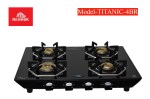 HENNOX TITANIC GAS STOVE 4 BURNER || Toughened Glass