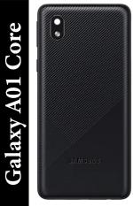 PURPLESAVVY Black Plastic Back Panel For Samsung Galaxy A01 Core