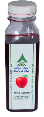 Myor Pahad's Nature’s Nectar Apple Squash 250 ml Pet Jar Bottle 100% Natural from Uttarakhand / Uttaranchal