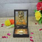 Goldgiftideas Square Swami Samarth Photo Frame With Charan Paduka 12 X 12 cm