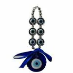 Bless Kraft Evil Eye Hanging Nazar Battu Good Luck Charm and Prosperity Showpiece for Car & Door/Office Hanging Protection Decorative Items for Home