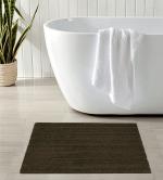Enyra Bath Mat Anti-Slip Gel Backing Paris Microfiber Bath Mat - 40x60 CM, Floor Mat for Bathroom/Bedroom/Kitchen/Door - Pack of 1 Piece - Coffee