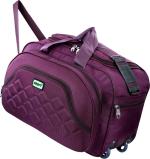 Shift Bags Purple Polyester Waterproof Duffel Bag With Wheels 60 L