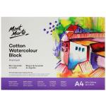 Mont Marte Cotton Watercolour Paper Pad 300gsm (A4)