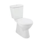 JAQUAR CONTINENTAL SERIES Range One Piece Rim Floor Mounted Western Comodes (White) | 365x680x770mm, Exposed Flush Tank, Western Toilet / Water Closet For Bathroom | CNS-WHT-755S220SPPZ