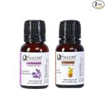 FUSCENT Premium Essential Oil Combo Pack of 4 Lavender And Orange Oil for healthy Hair And Skin | Home fragrance & Soap Making, relaxation | Certified Organic 100% Pure Fresh And Undiluted | Natural Essential oil Combo Pure And Natural Undiluted