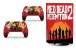Tcos Tech Vinyl Red Dead Redemption 2 Themed Ps5 Skin Protective Wrap Cover Vinyl Sticker Decals