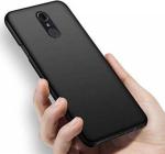 Multronics Black Rubber Back Cover Compatible With Lg Q7