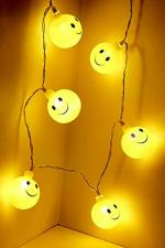 My Party Suppliers Emoji Battery Powered String Lights