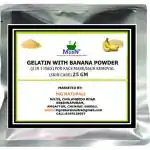 MGBN Gelatin With Banana Powder 2 In 1 Uses For Face Mask, Hair Removal Skin Care 25 gm