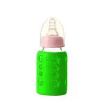 Safe-o-kid Silicone Baby Feeding Bottle Cover, Sleeve, Holder, Insulated Protection, All Bottle Types, Medium 120 Ml, Green Pack of 1