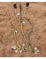 WORLD OF SCRUNCHIQUE Pure Handmade Boho Bliss Hair Strings (Set of 3)