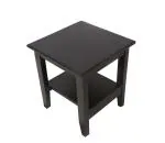 Ikiriya Piante Sheesham Wood Stool in Dark Brown Finish