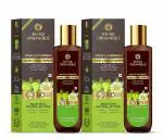 Khadi Organique Amla & Bhringraj Hair Conditioner For Fizzy Hair (Pack of 2) 400 ml