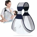 R T ENTERPRISE Baby Carrier Baby Sling Wrap for Newborn | Baby Sling Wrap Ergonomic Lightweight Breathable 3D Mesh Baby Wraps Carrier with Thick Shoulder Straps (Multicolor)