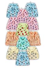 Cuteably Multicolor Baby Hosiery Cotton Cloth Double Layer Nappies 0-6 M (Pack Of 6)