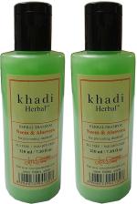 Khadi Natural Herbal Neem Aloevera SLS Shampoo Anti Dandruff, Anti Hair fall 420ml