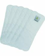 BEAUQIQ BABY Reusable Cloth Nappy Inserts (Pack of 6)