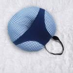 kradyl Kroft 5in1 Baby Feeding Pillow with Detachable Cover (Blue Checks)