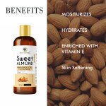 Khadi Natural Sweet Almond massage Oil | 100% Pure and Organic | (330ML)