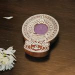 pujaNpujari Kathakali Face Candle Holder/Tealight Holder Stand Handmade (Pack of 1