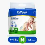 Bumtum Baby Diaper-Medium (72 pcs)