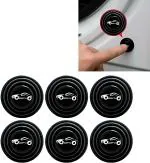 AXILA Silicone Car Door Shock Absorber Car Door Protector Stickers 2.8 x 2.8 x 1 cm Pack of 12