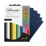 Paper Pep Colorissimi Card Stock 220GSM A3 Indaco (Navy Blue) Unicolor Pack of 8 Sheets