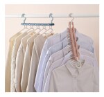 SNR (PACK OF 2) 5IN1 Magic Shirt Hanger for Clothes Hanging Space Saving Cloth Organizer