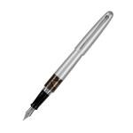 PILOT MR SILVER PYTHON FOUNTAIN PEN FINE NIB