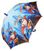 CHAATEWALA Multicolor Cartoon Printed Nylon Superman Umbrella (48.3 x 61 x 12.7 cm)