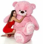 Nanny Fur 6 ft Pink Teddy Bear for 2 Years Kids