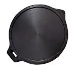 SEEMATIS KITCHEN - Cast Iron Dosa Tawa |Induction Base | Dosa Pan Black (Medium Size - 11 Inch)
