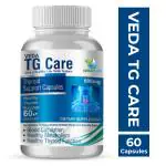 VEDAPURE TG Care Thyroid Support Supplement | Anxiety Relief | For Men & Women - 60 Cap (Pack of 1)