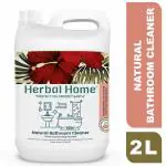 Herbal Home Natural Bathroom Cleaner | Limescale Remover Suitable for Tap, Shower, Sink & Bathroom Tiles