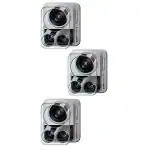 TOPPINGS Camera 9H Flexible Nano Lens Protector for Motorola Edge 30 Ultra (Transparent) Pack of 2