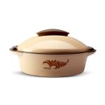 MILTON Crisp DLX 2000 Insulated Inner Steel Casserole, 1.70 litres, Brown